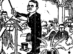 Johnny Hand conducting his orchestra