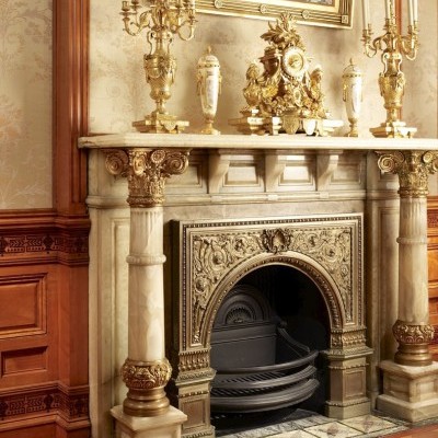 Onyx fireplace, Drawing Room
